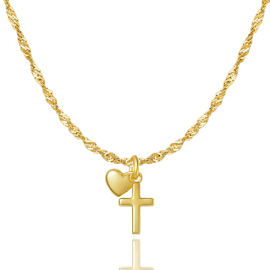 Steadfast Love Necklace in Gold and Silver