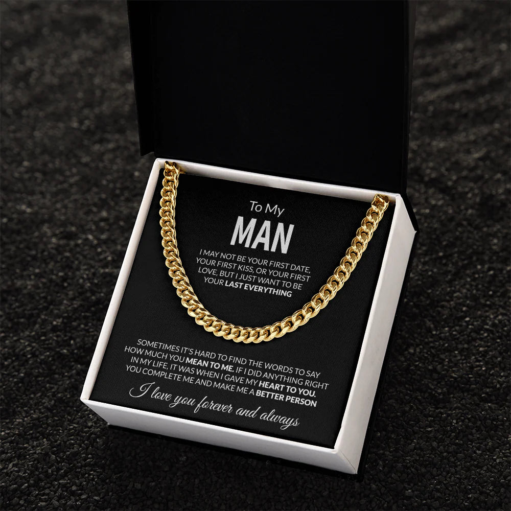 To My Biker �?Ride or Die Cuban Chain