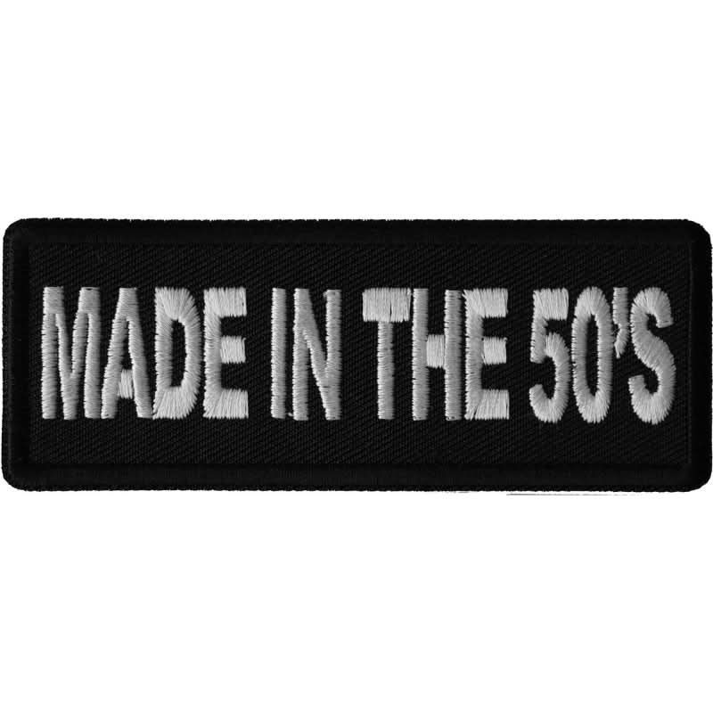 P6673 Made in the 5's Novelty Iron on Patch