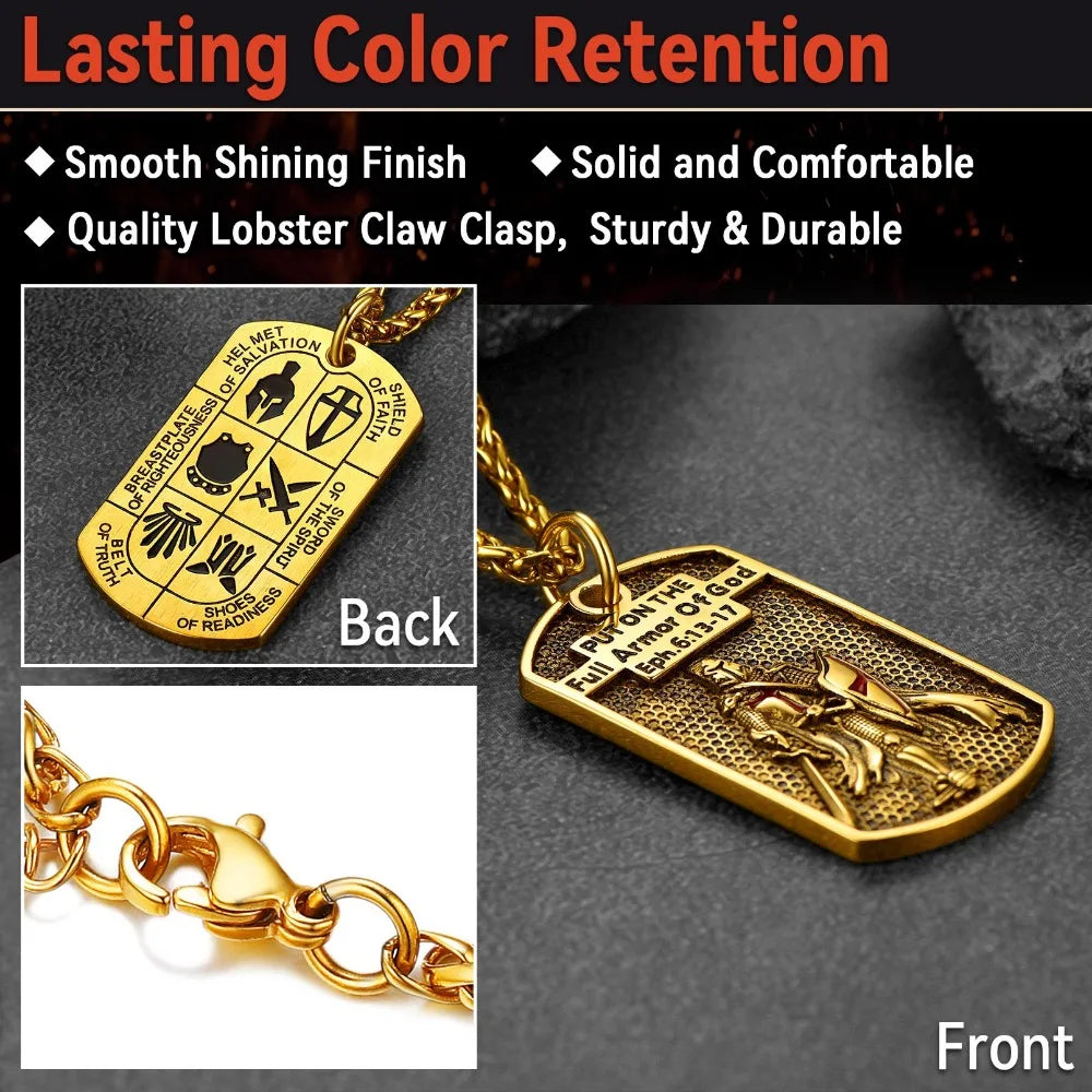 Ride with Faith and Honor: The Templar Knight's Cross Necklace collection