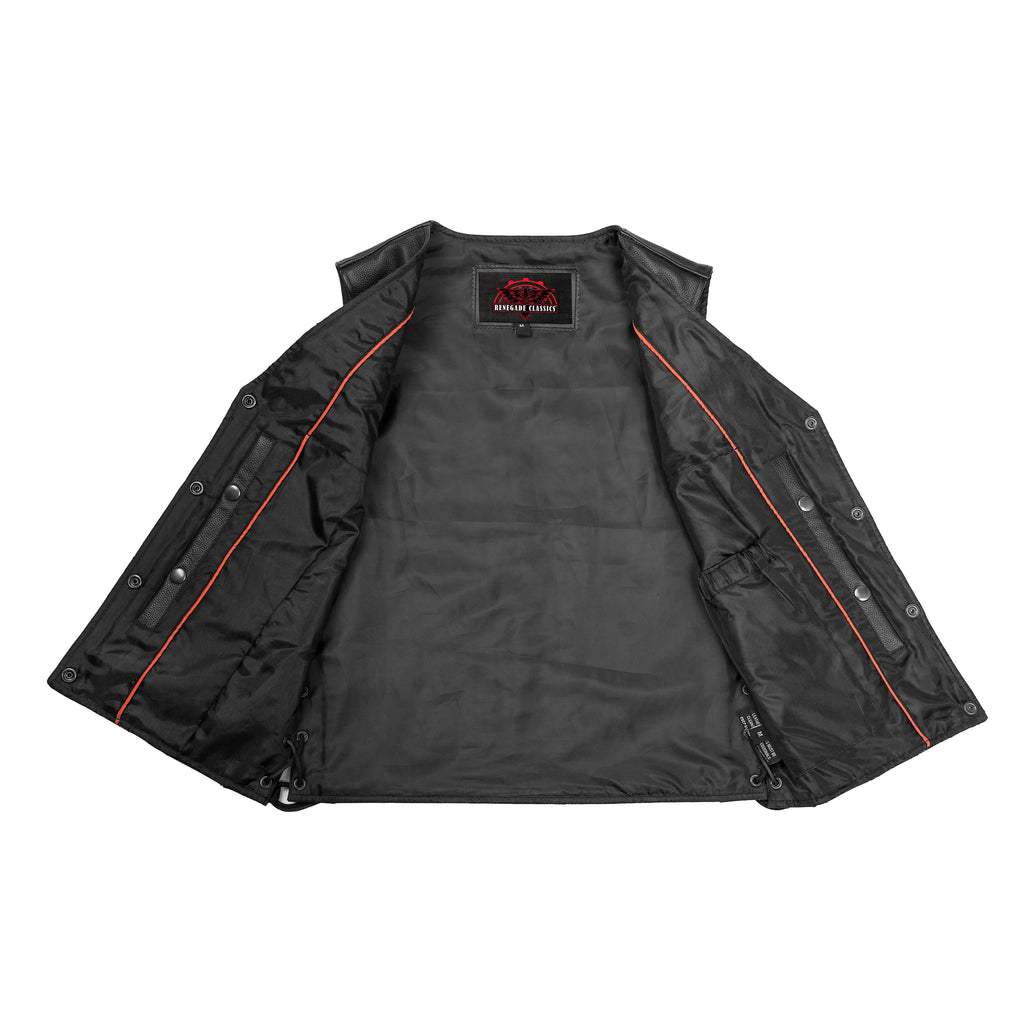 Women's Gray Single Back Panel Concealed Carry Vest