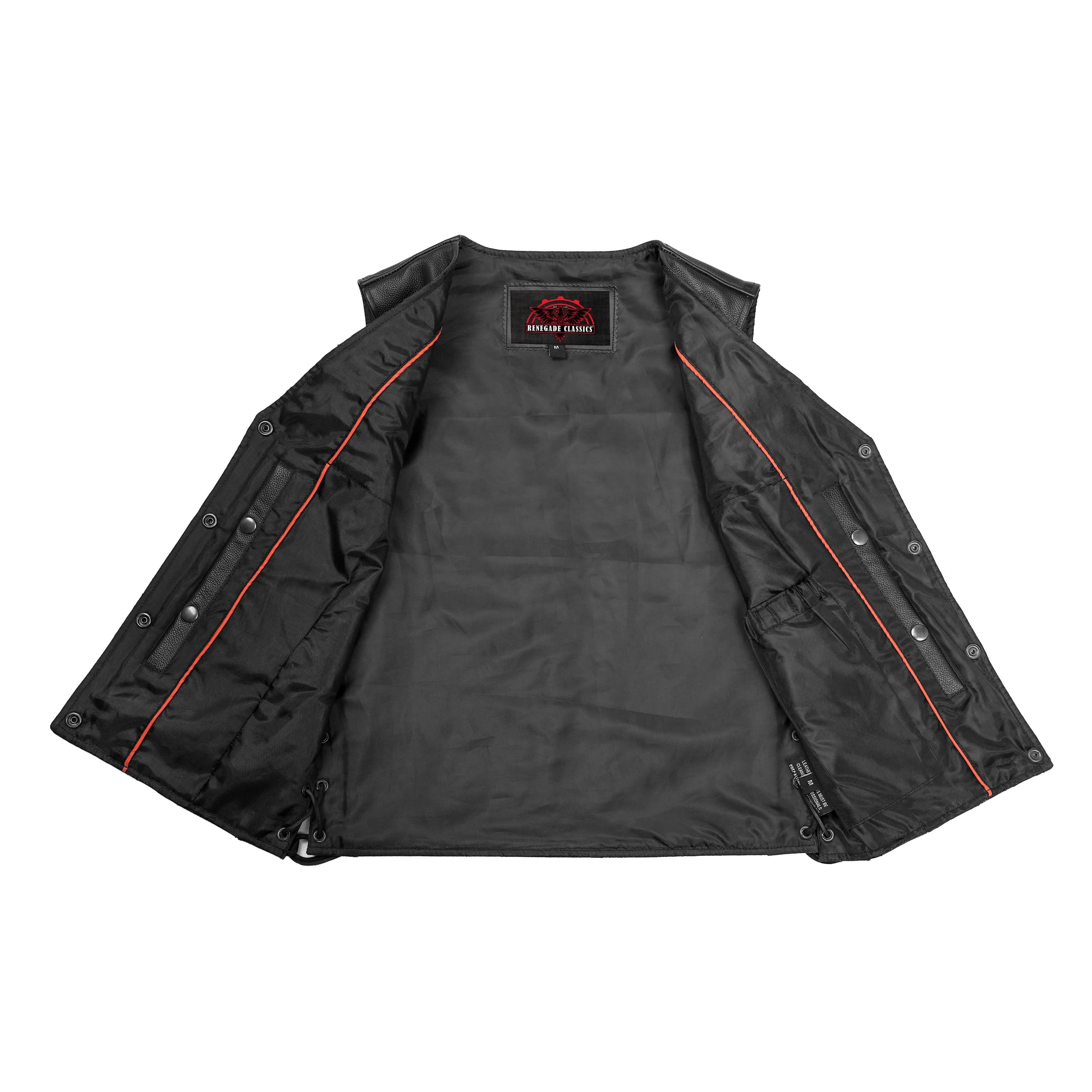 Women's Gray Single Back Panel Concealed Carry Vest