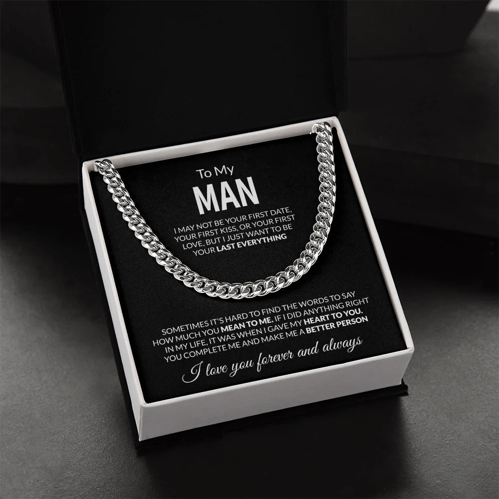 To My Biker �?Ride or Die Cuban Chain