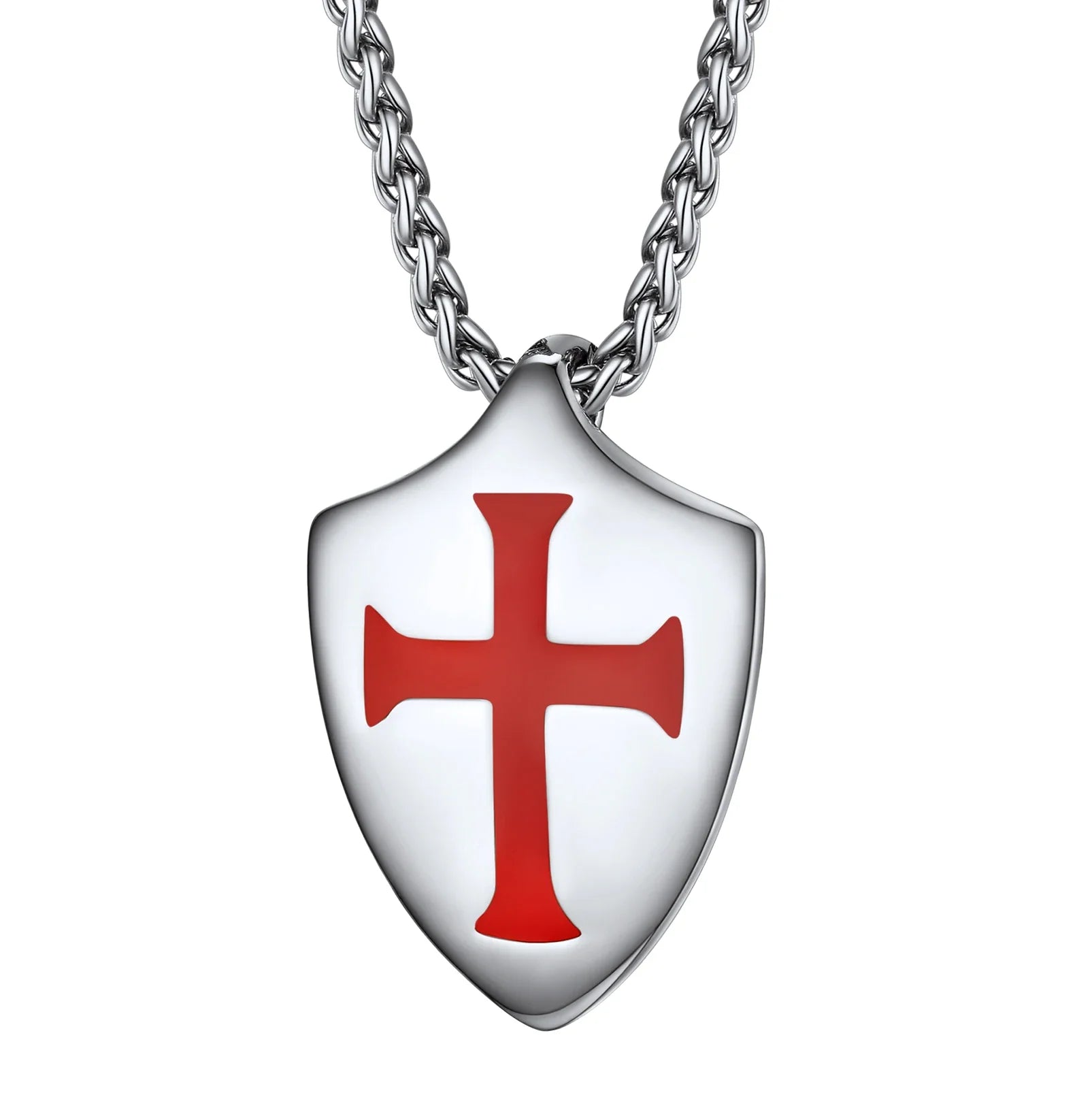 Ride with Faith and Honor: The Templar Knight's Cross Necklace collection