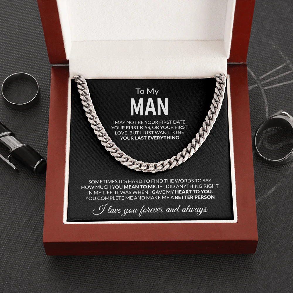 To My Biker �?Ride or Die Cuban Chain