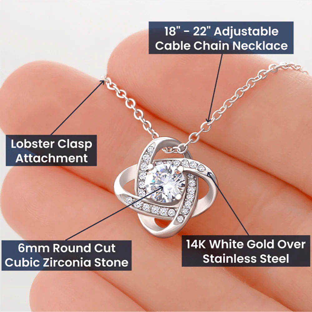 To the love of my Life! | Love Knot Necklace