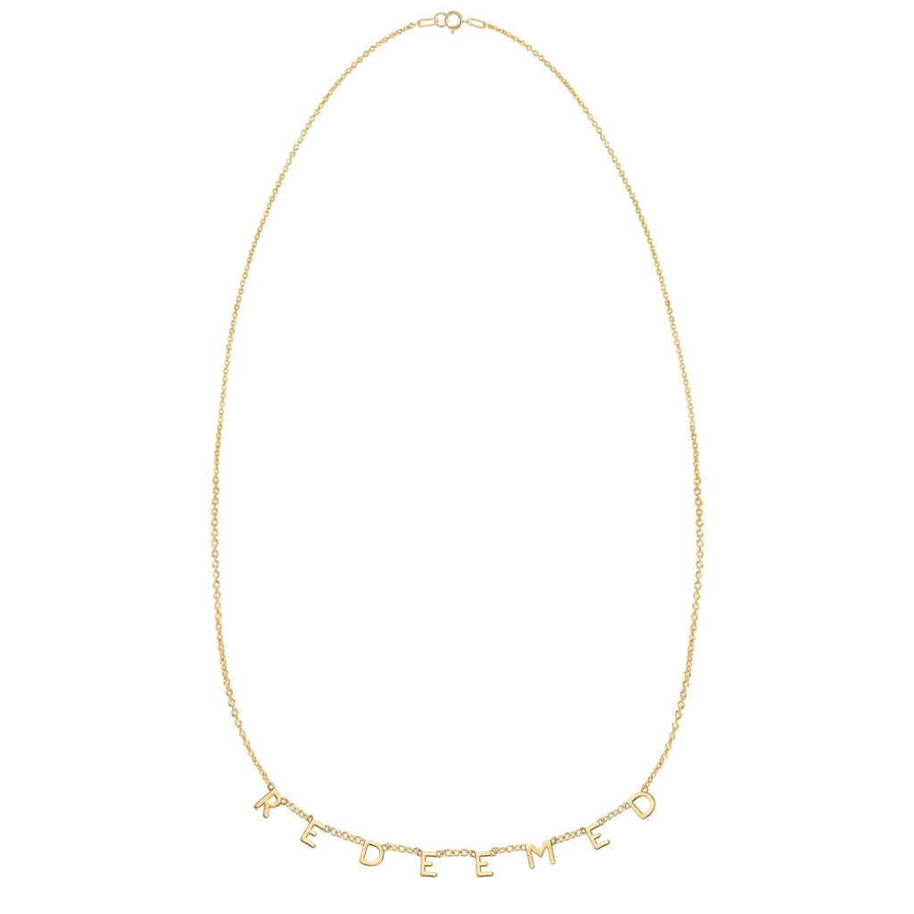 REDEEMED Necklace in Gold-Filled and Sterling Silver