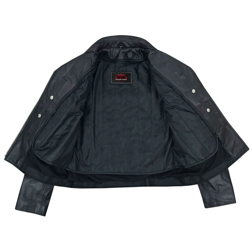Black Pearl Women's Fashion Leather Jacket