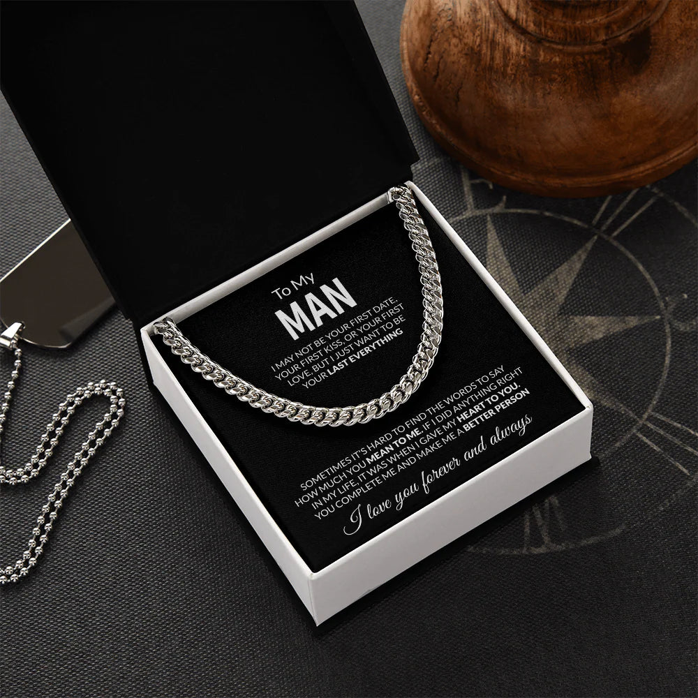 To My Biker �?Ride or Die Cuban Chain