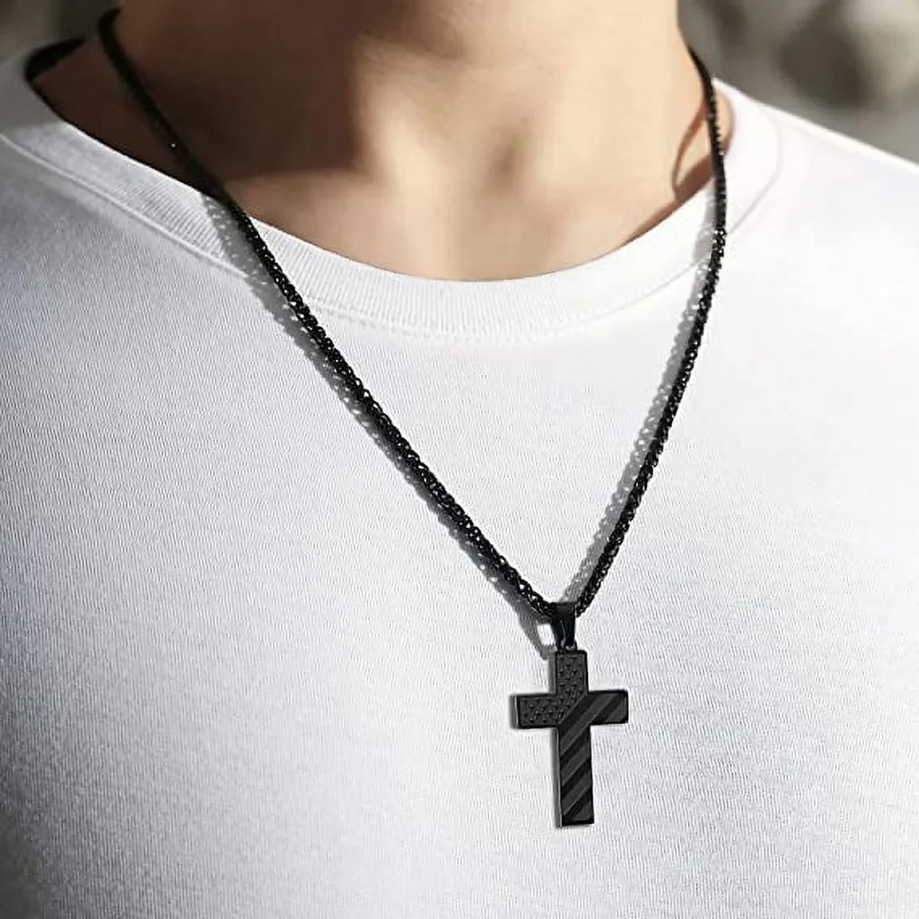 The "Forged in Faith" Cross Necklace