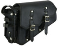Left Side Synthetic Leather Swing Arm Bag w/Bottle Holder
