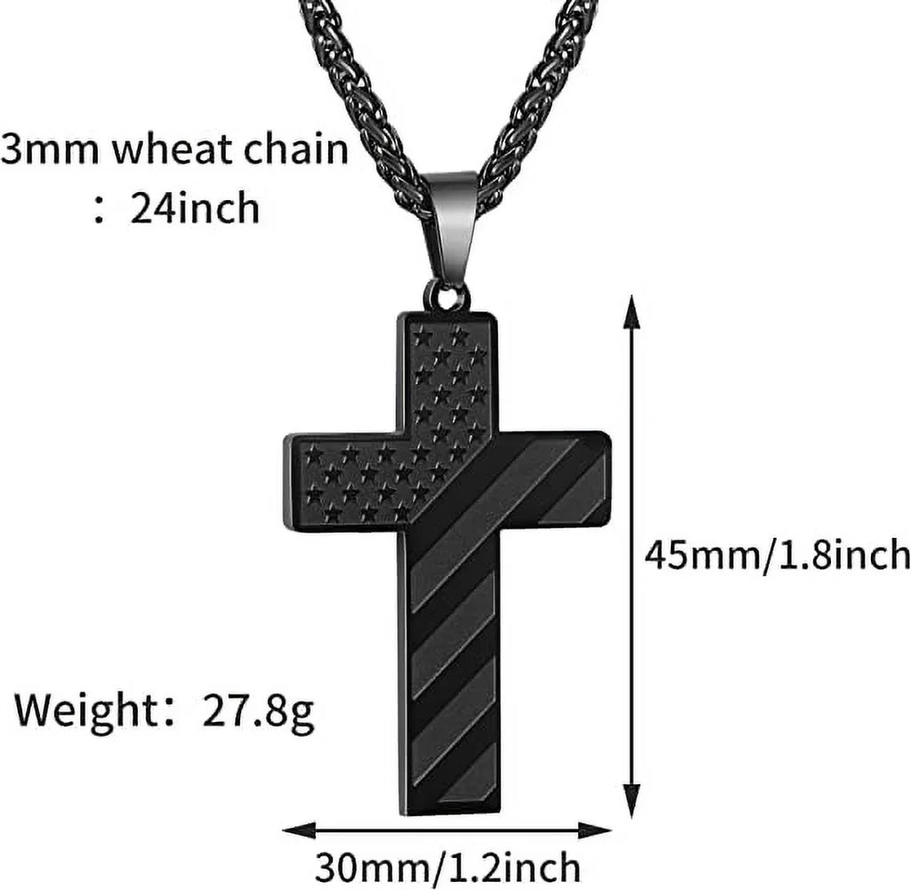 The "Forged in Faith" Cross Necklace