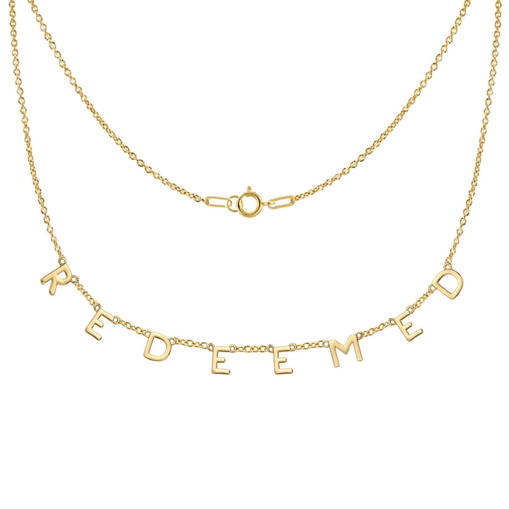 REDEEMED Necklace in Gold-Filled and Sterling Silver