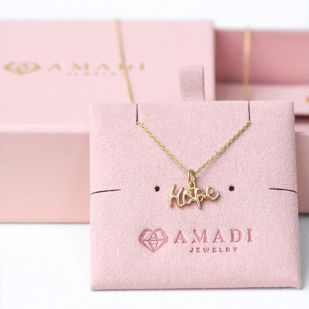 My Hope Necklace- Gold Vermeil & Sterling Silver