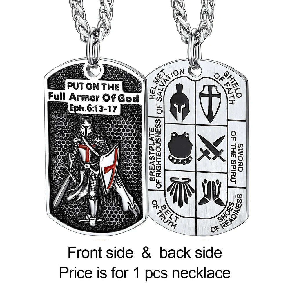 Ride with Faith and Honor: The Templar Knight's Cross Necklace collection