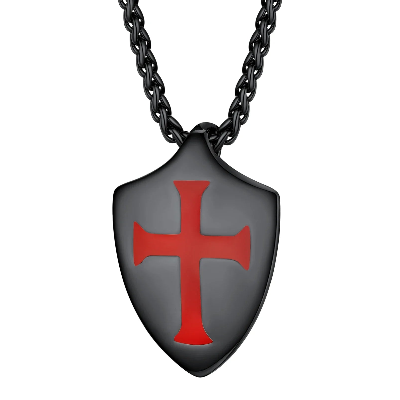 Ride with Faith and Honor: The Templar Knight's Cross Necklace collection